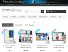 Tablet Screenshot of dunkerque-philatelie.com